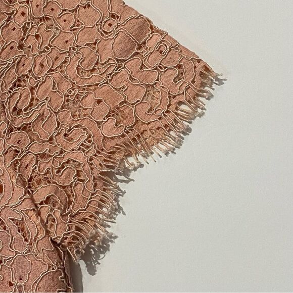 C Pink Girly Girl Sweet Lace Sheath Cocktail Mini Dress Women's Size Small - Picture 6 of 15